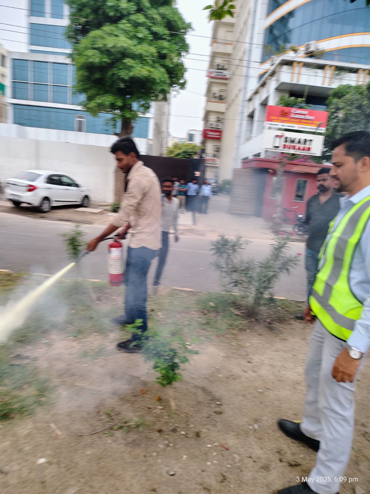 Emergency-response training session in progress